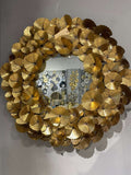 Gold Petal Mirror