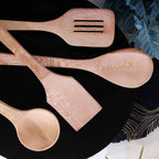 Wooden Premium Cooking Spoon & Palta Set