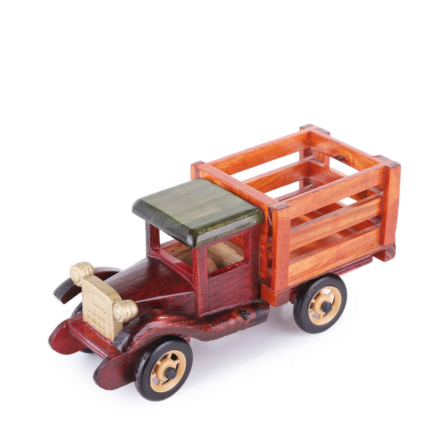 Vintage Wooden Lorry Truck(Light Brown)