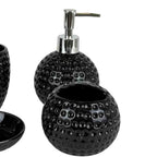 Embossed Dotted Design Bathroom Set