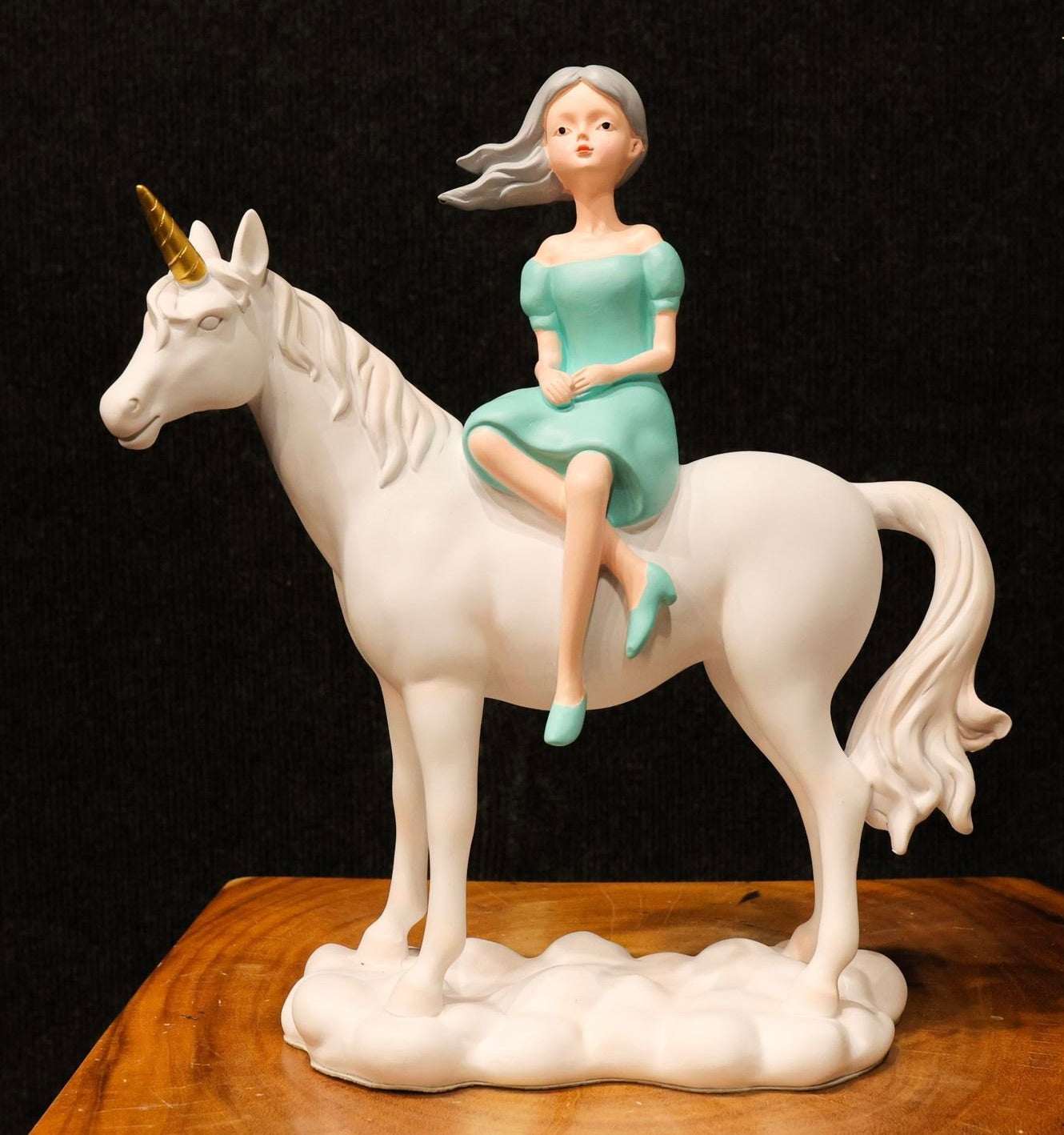Princess On Horse Sculpture