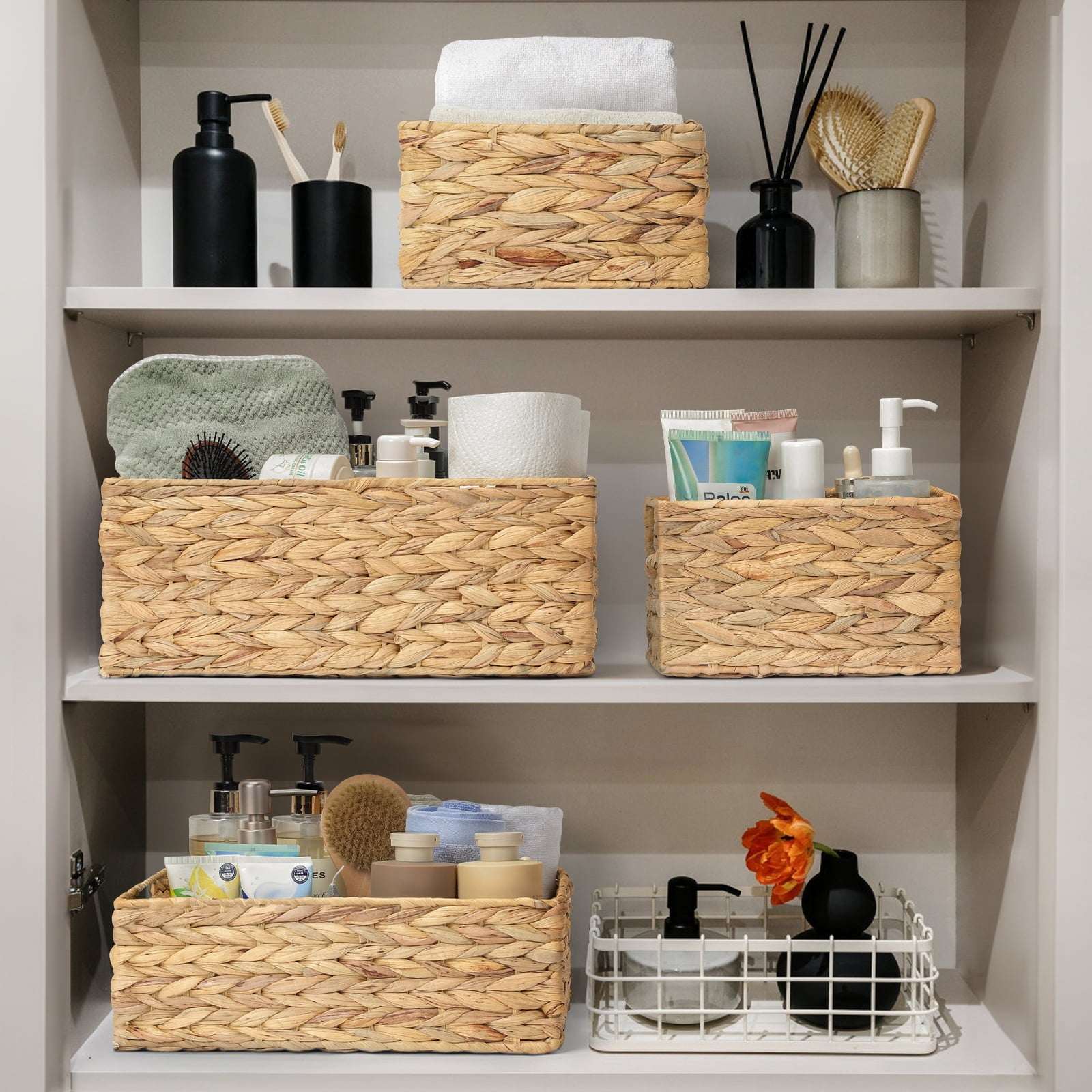 Jute Rectangle Baskets (Set Of 4)