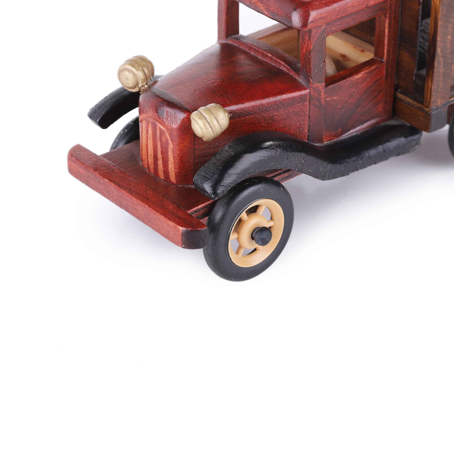Vintage Wooden Lorry Truck(Dark Brown)