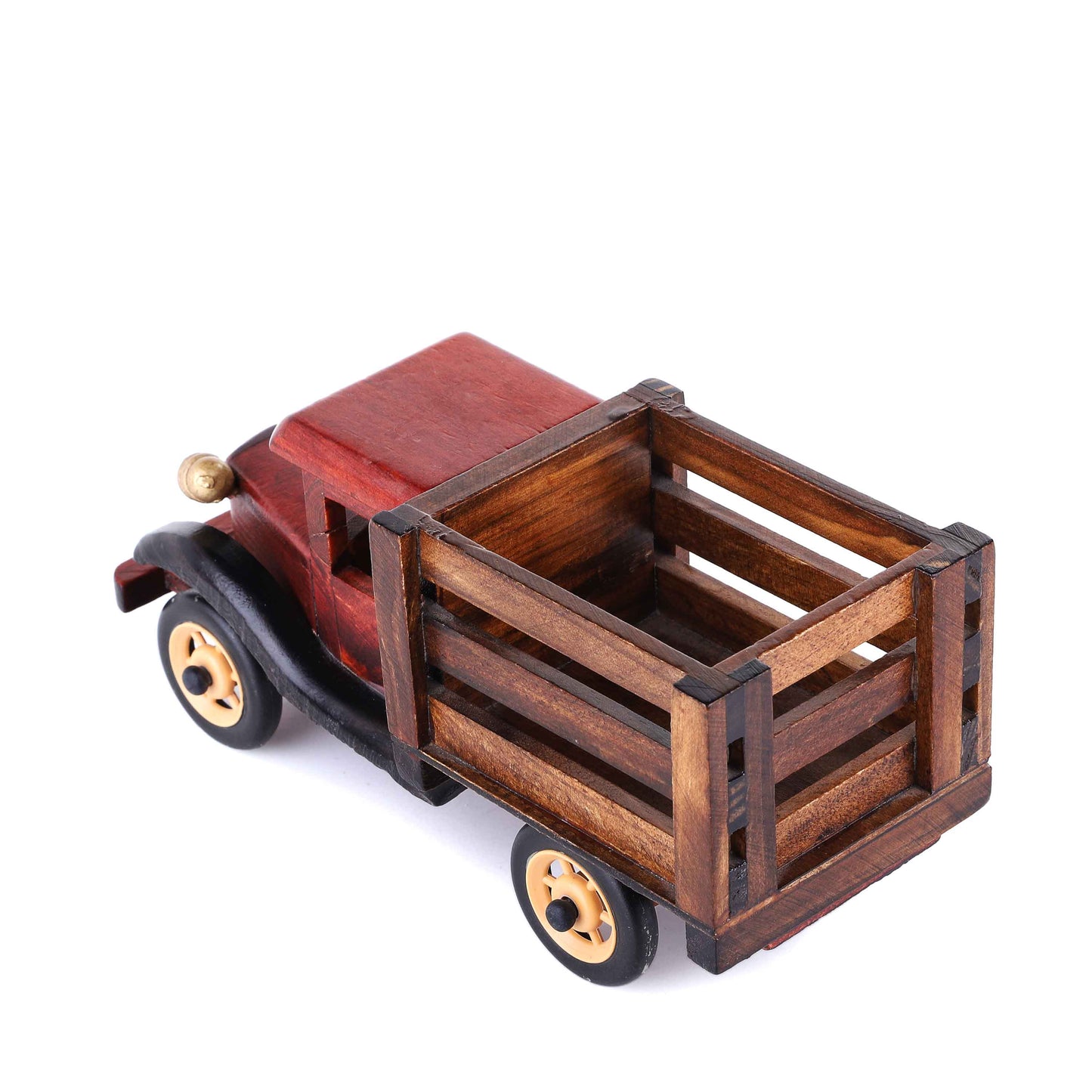 Vintage Wooden Lorry Truck(Dark Brown)