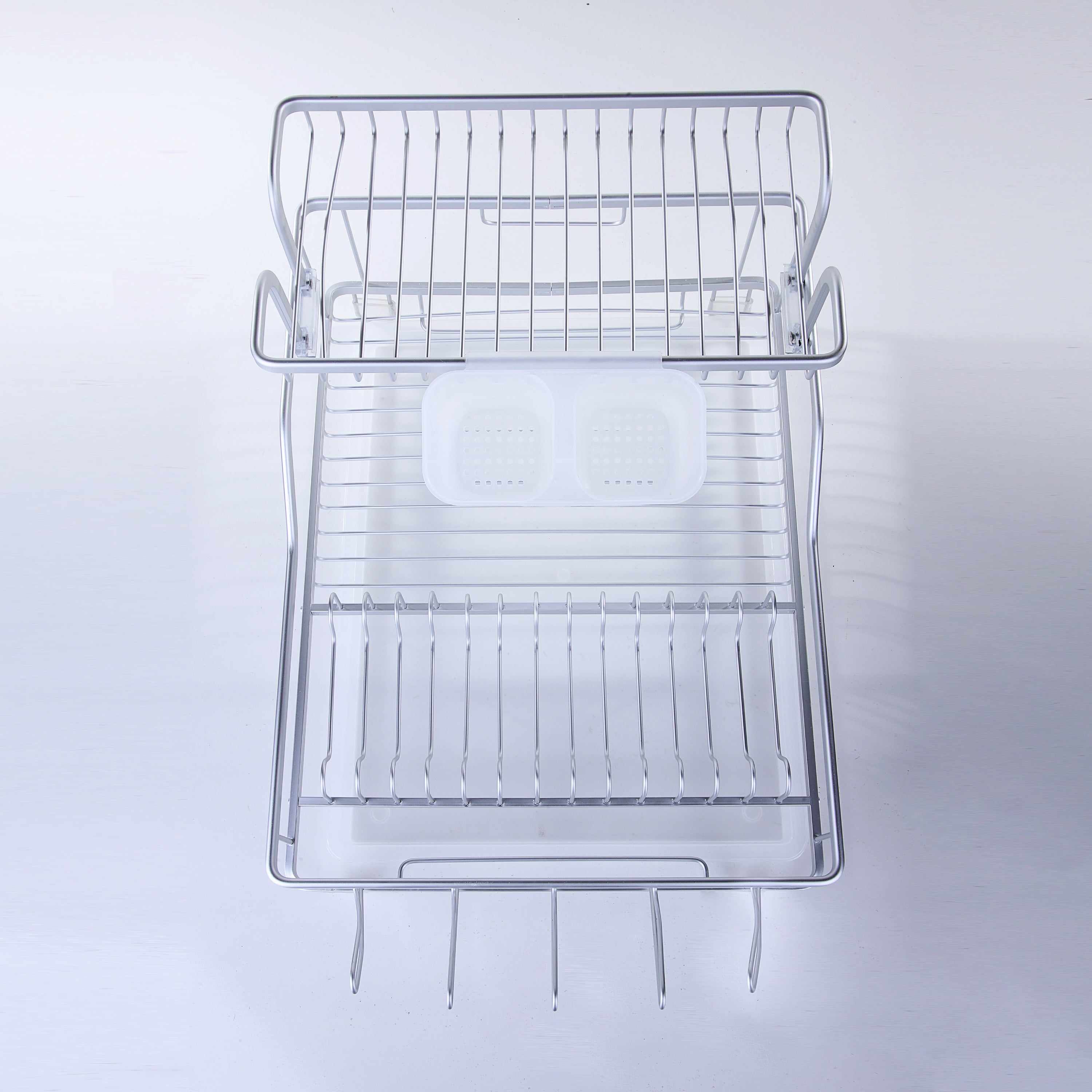 Aluminum Disassembly Dish Plate Bowl Holder Drain Board