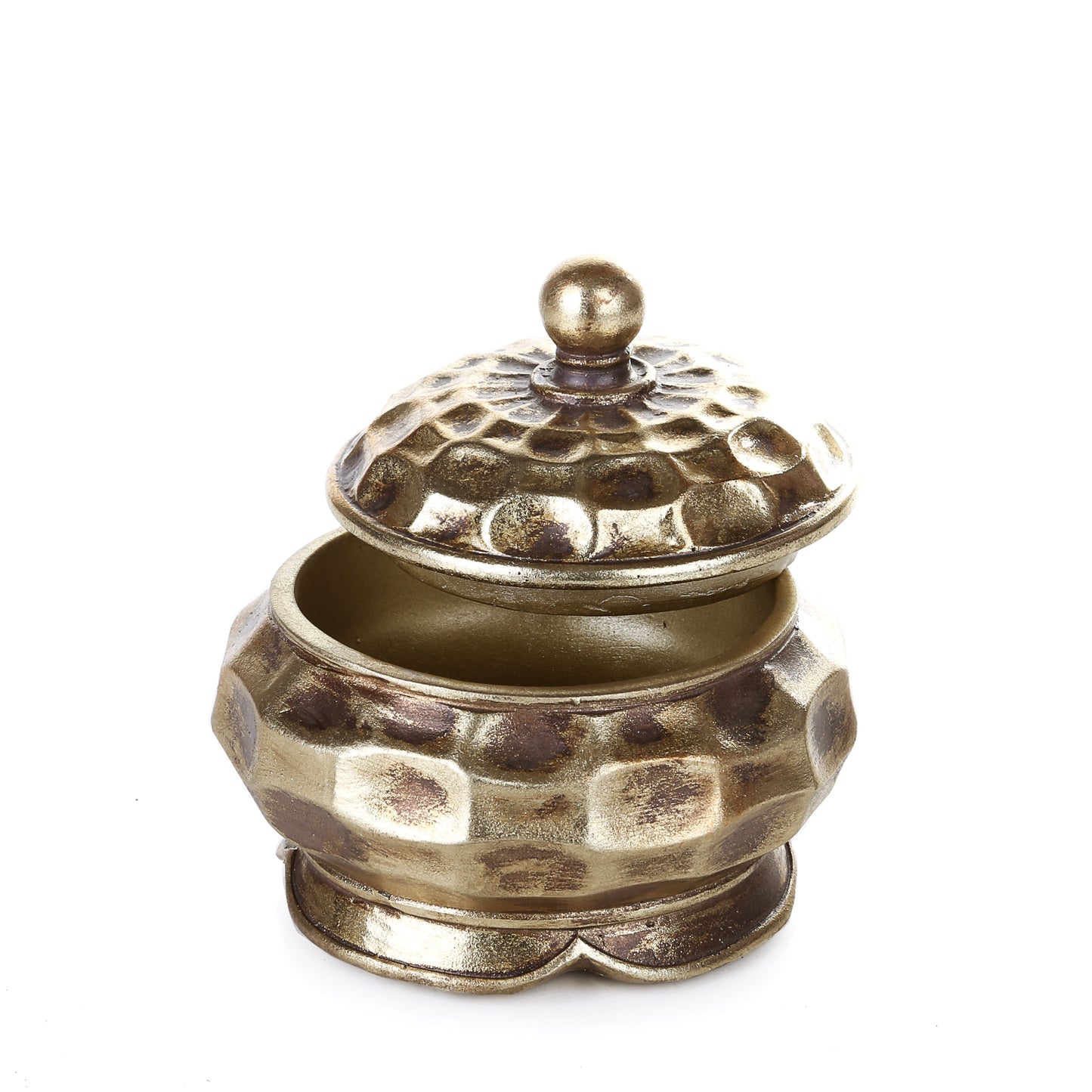 Round Multi Purpose Box (Golden)