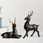 Reindeer Art Showpiece (Set Of 2)
