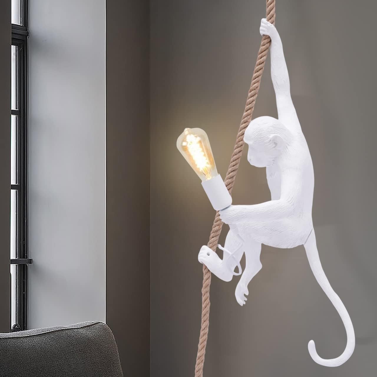 Monkey Table Lamp (Hanging)