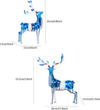 Reindeer Graffiti Showpiece (Set Of 2)