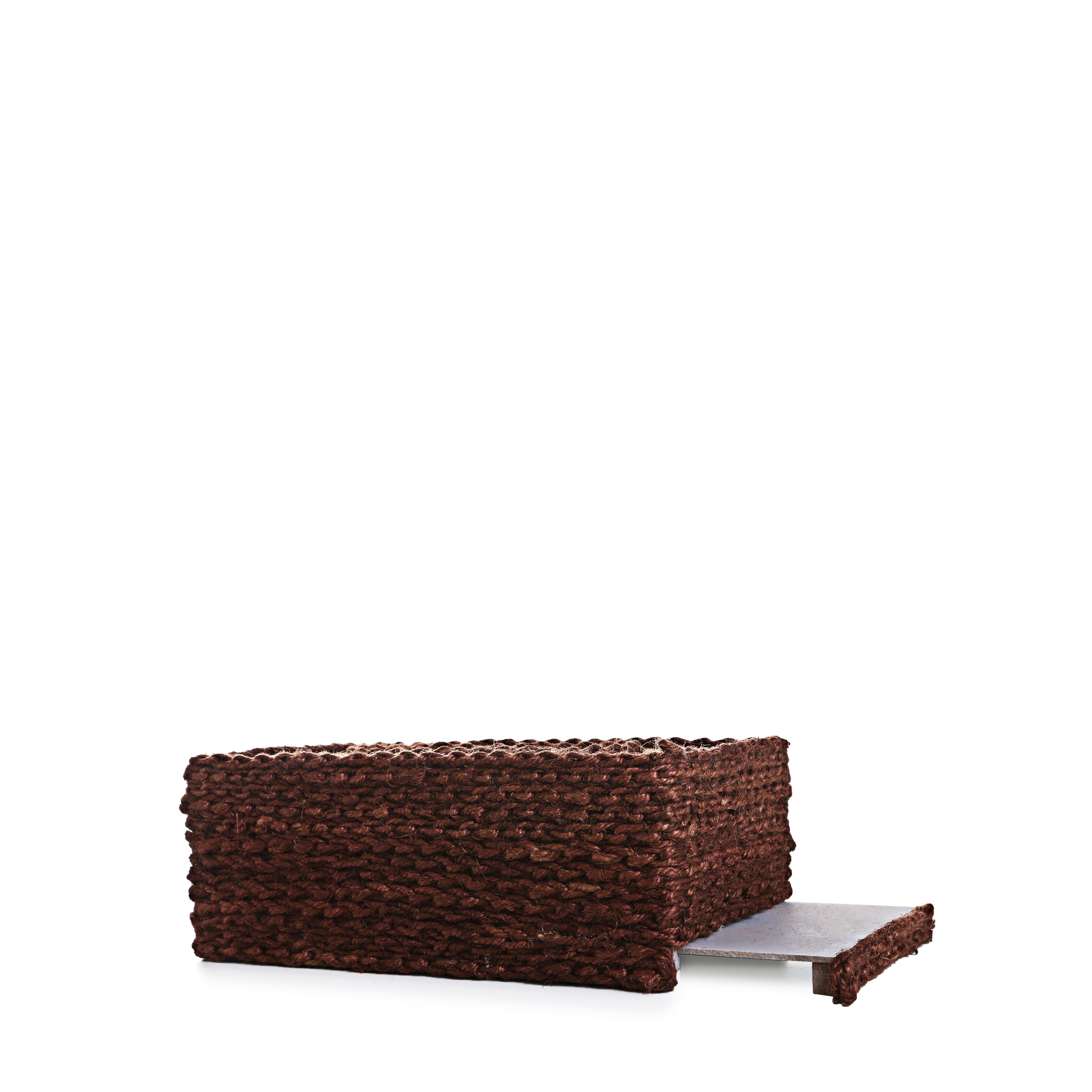 Rope Design Tissue Box (Chocolate Brown)