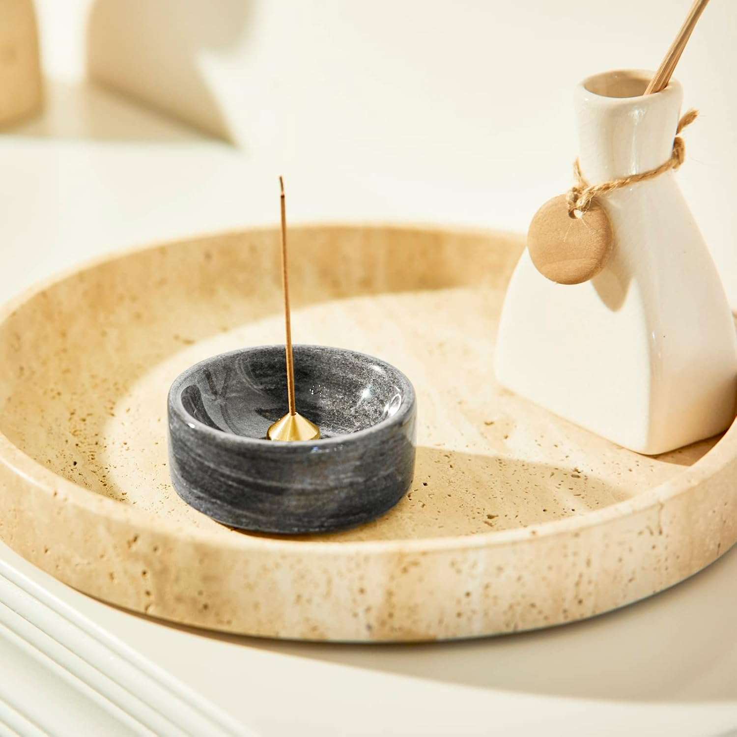 Travertine Stone Tray