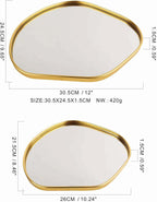 Selena Decorative Mirror Trays III