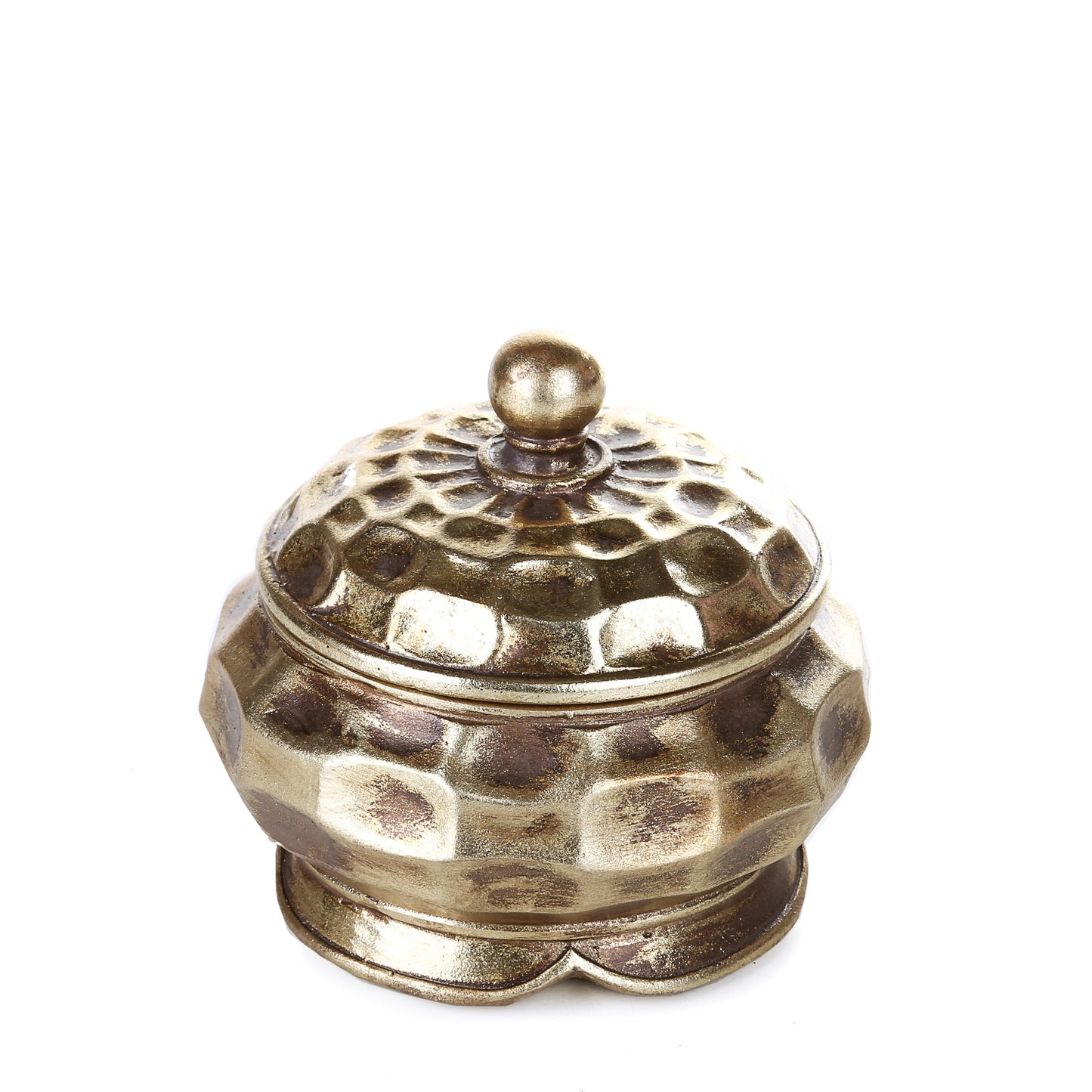 Round Multi Purpose Box (Golden)