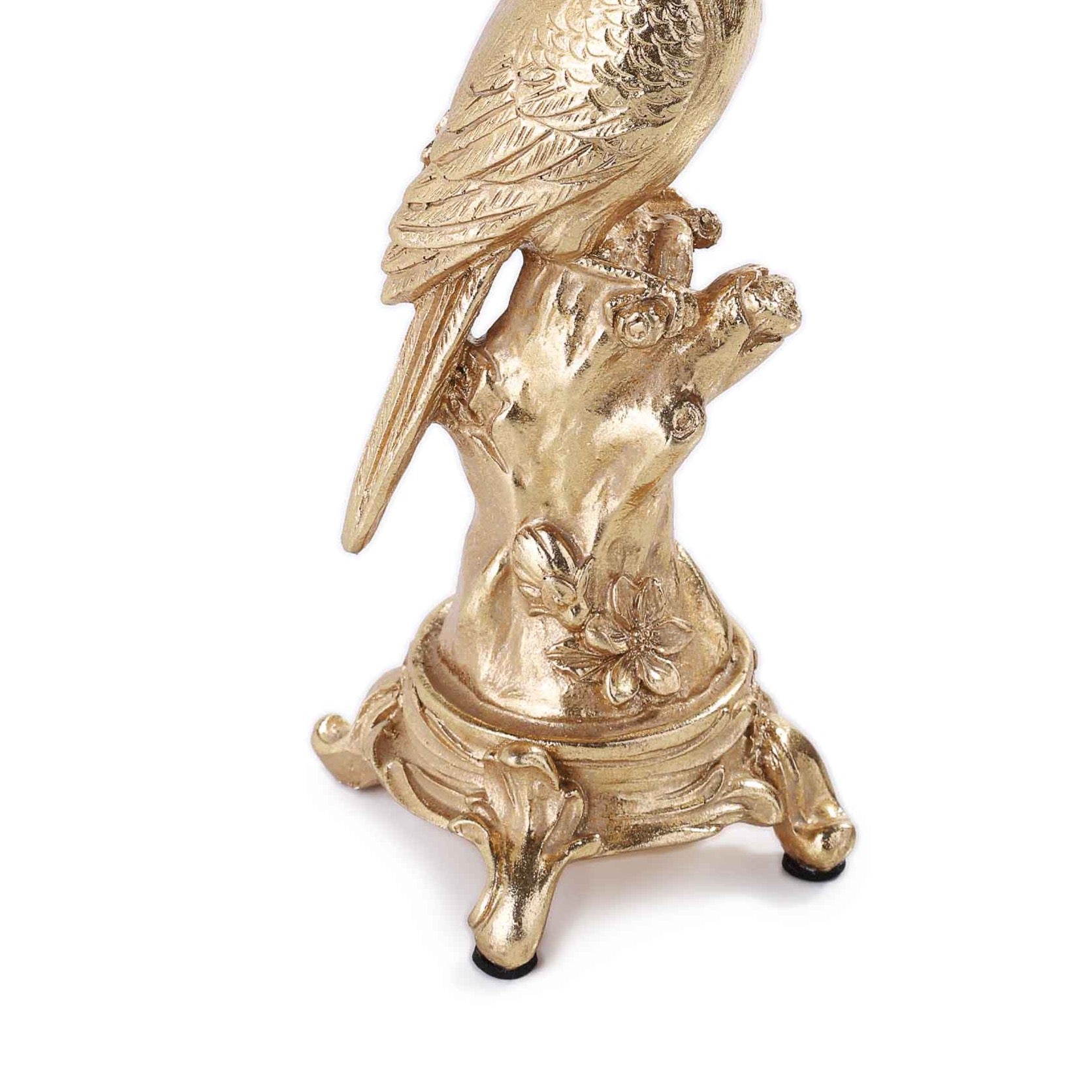 Golden Parrot-1  Candle Holder