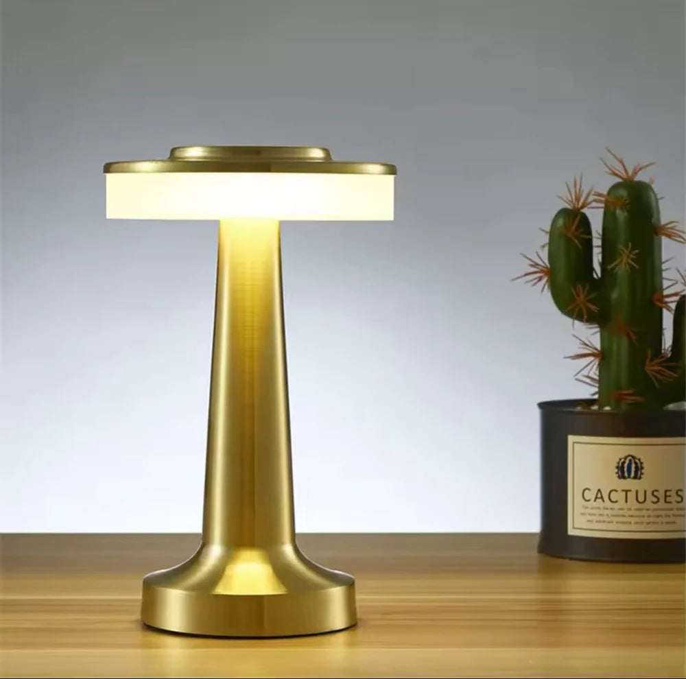 Aurora Gold LED Table Lamp