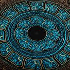 Wooden Carved & Pyrographic Plate