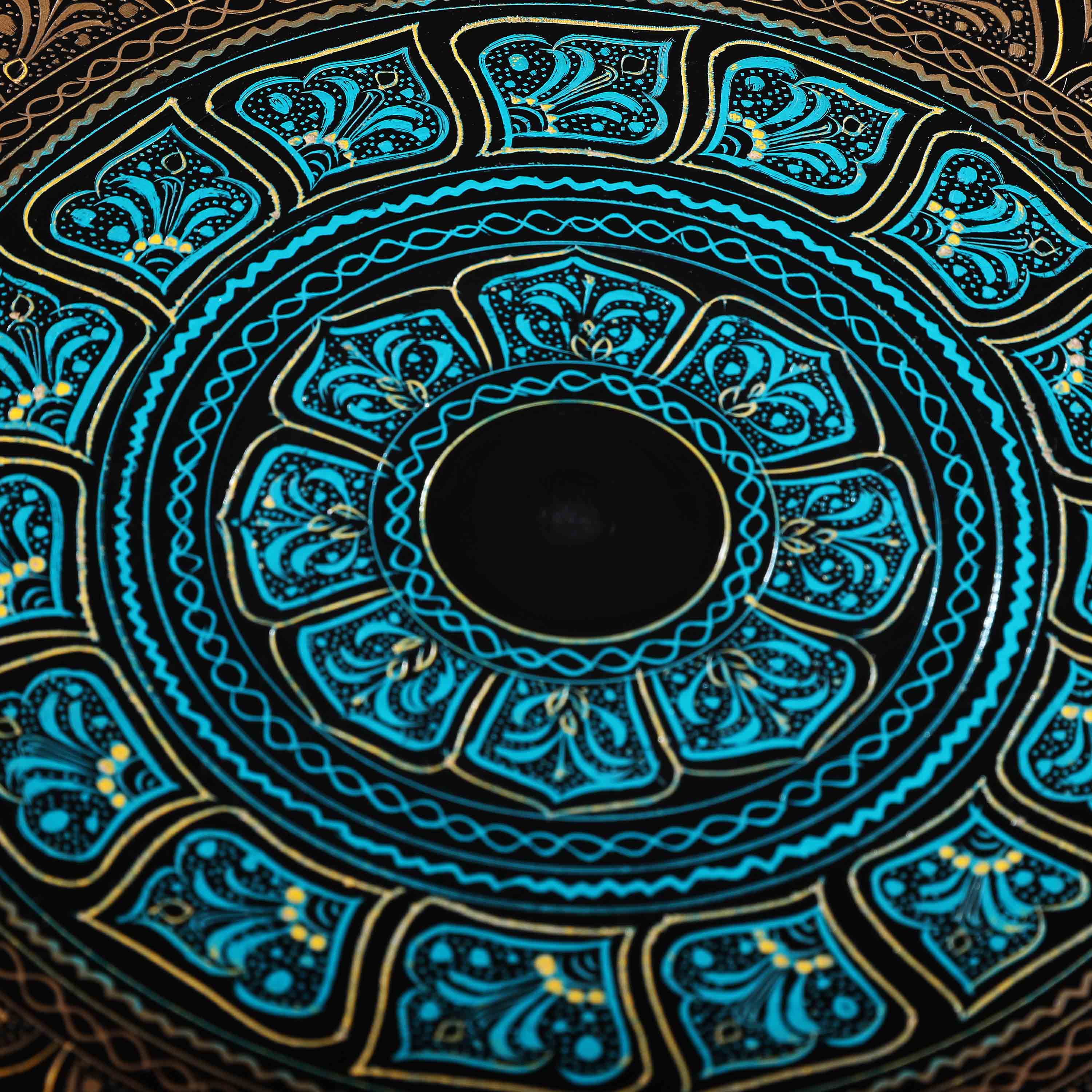 Wooden Carved & Pyrographic Plate