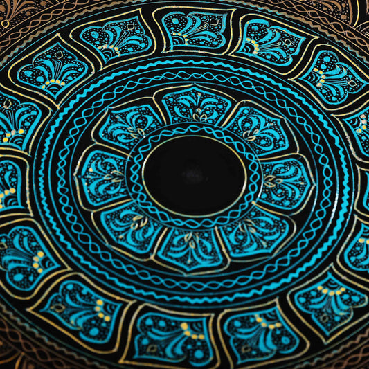 Wooden Carved & Pyrographic Plate