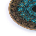 Wooden Carved & Pyrographic Plate