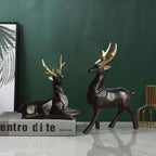 Reindeer Art Showpiece (Set Of 2)