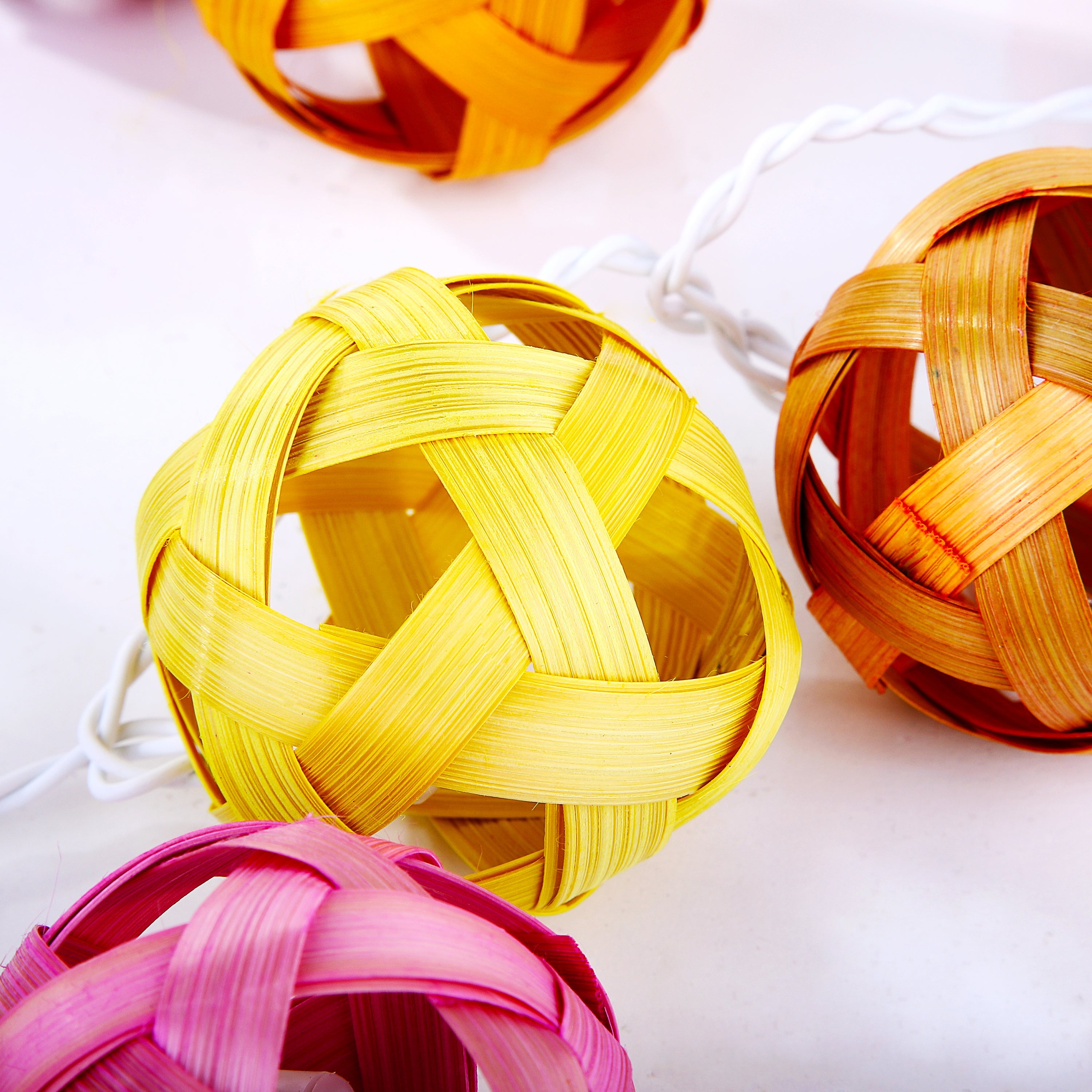 Fiber Hanging Colorful Lights