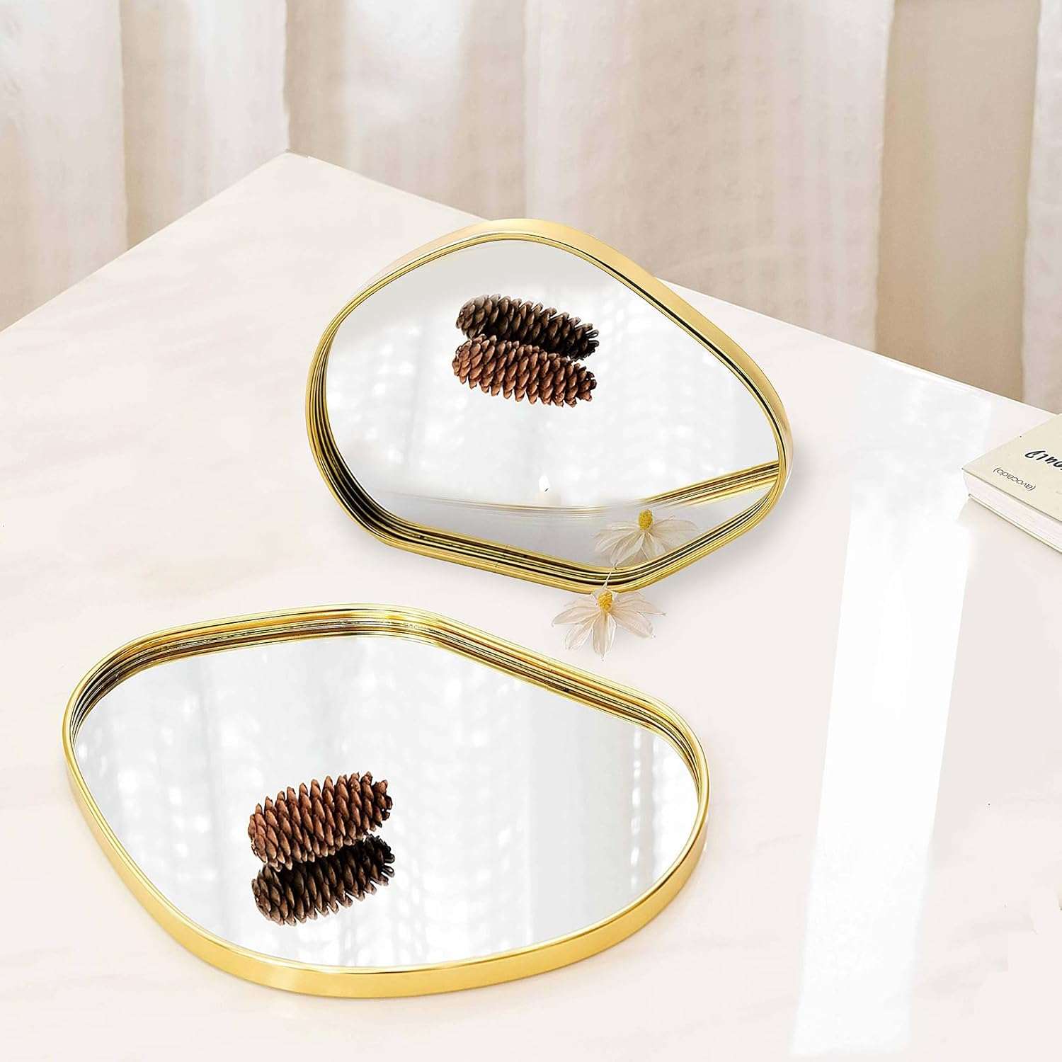 Selena Decorative Mirror Trays III