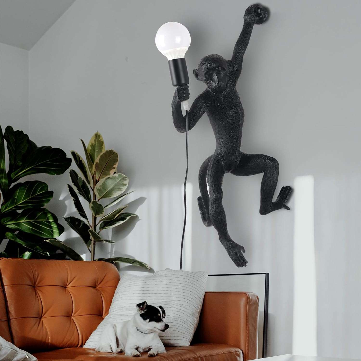 Monkey Table Lamp (Wall Hanging)