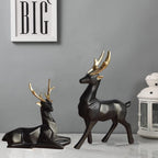Reindeer Art Showpiece (Set Of 2)