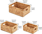 Jute Rectangle Baskets (Set Of 4)