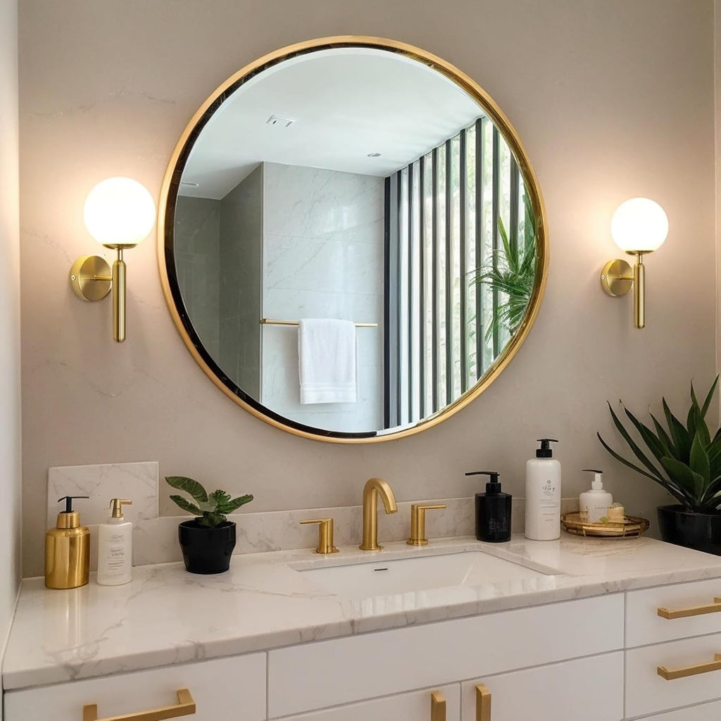 Glass Ball Wall Light