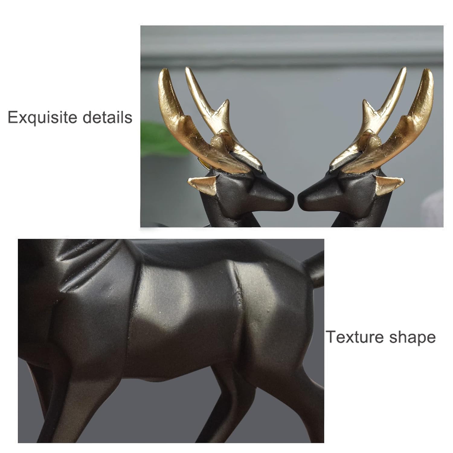Reindeer Art Showpiece (Set Of 2)