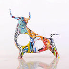 Bull Graffiti Statue