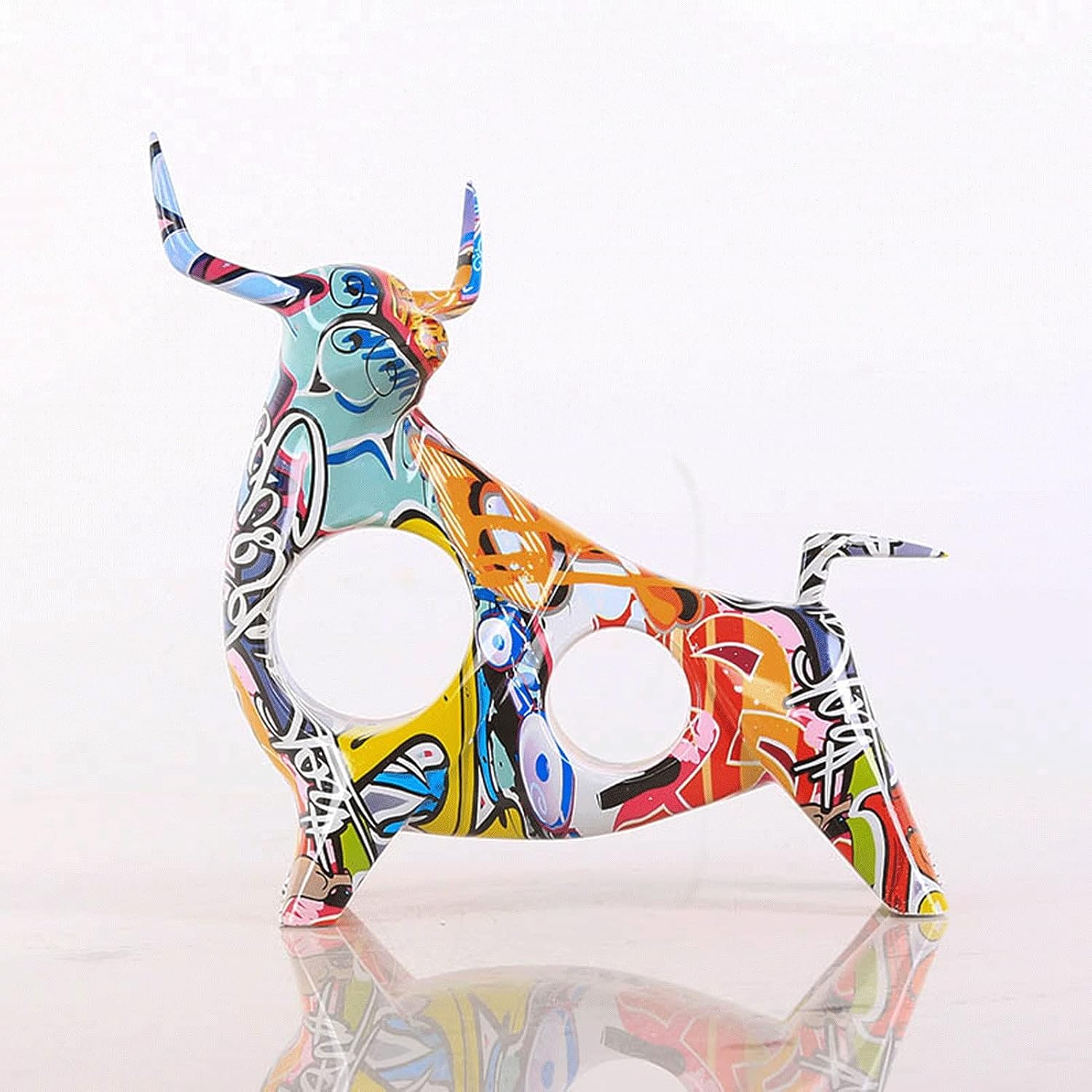 Bull Graffiti Statue