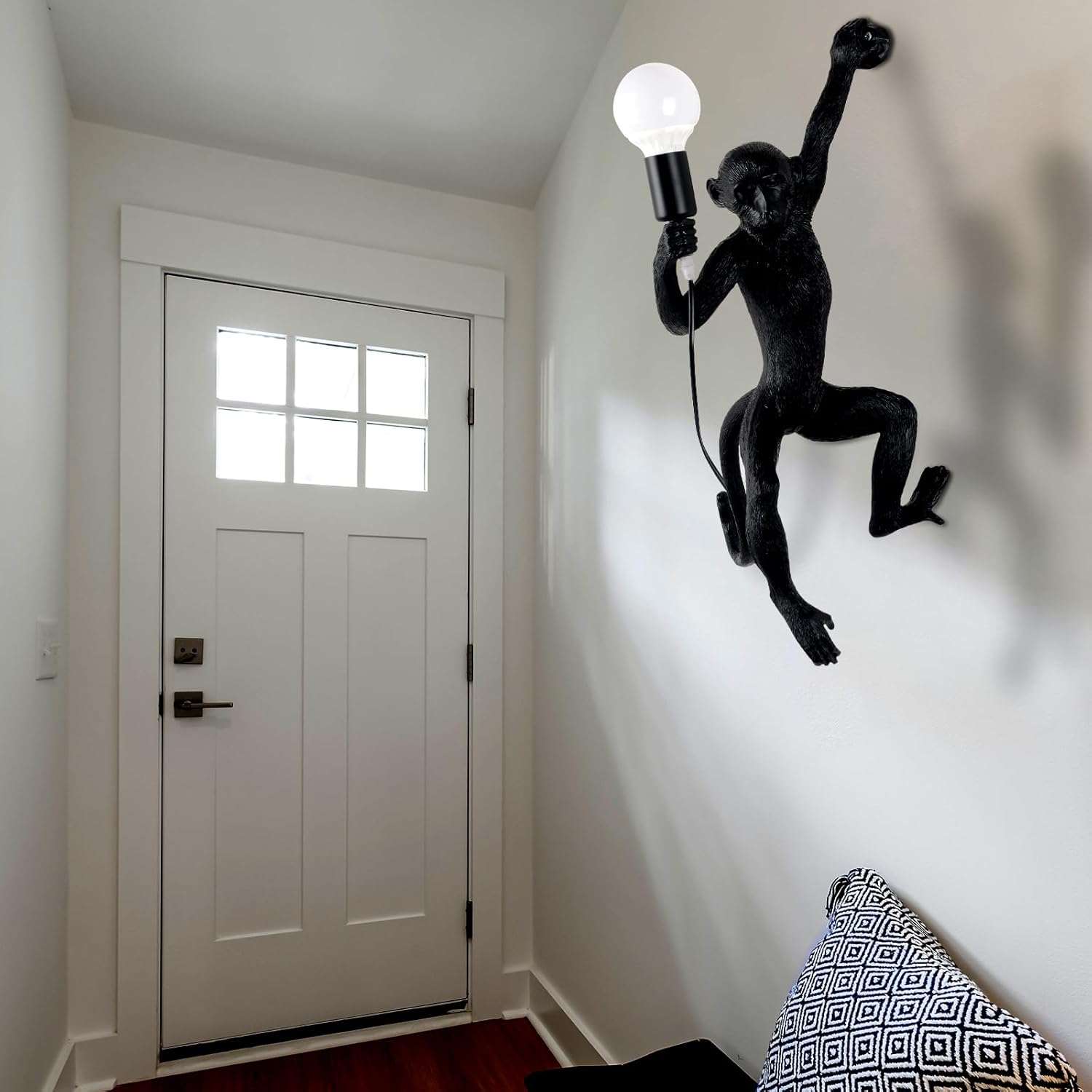 Monkey Table Lamp (Wall Hanging)