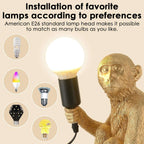 Monkey Table Lamp (Sitting)