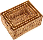 Jute Rectangle Baskets (Set Of 4)