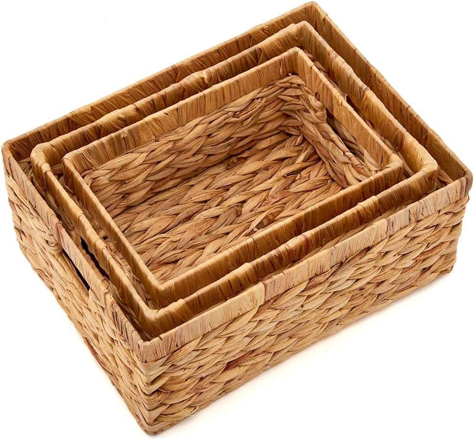 Jute Rectangle Baskets (Set Of 4)