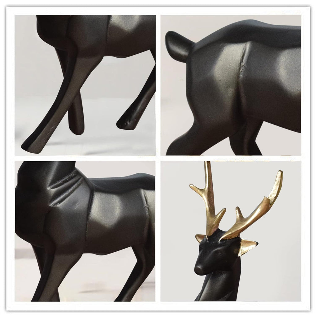 Reindeer Art Showpiece (Set Of 2)