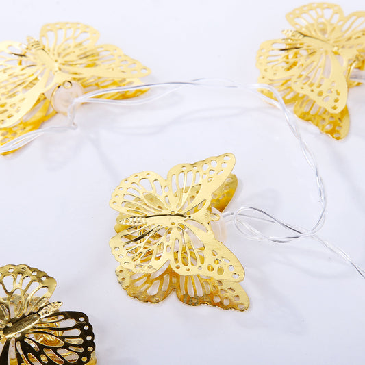 Golden Butterfly Hanging  Lights