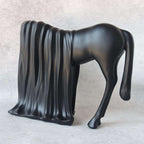 Draped Horse Sculpture