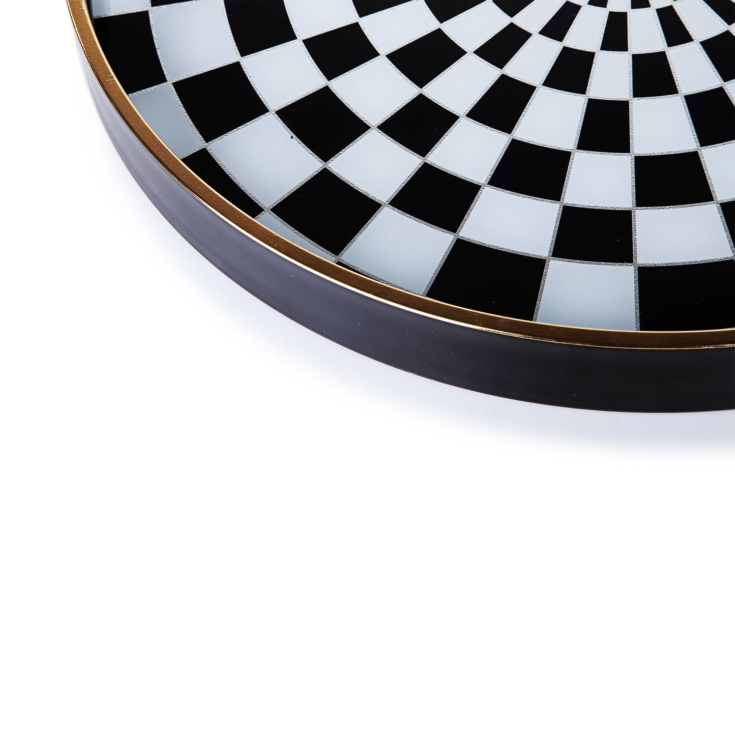 Black & White Block Tray Set