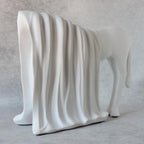 Draped Horse Sculpture