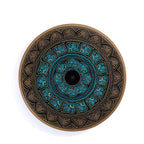 Wooden Carved & Pyrographic Plate