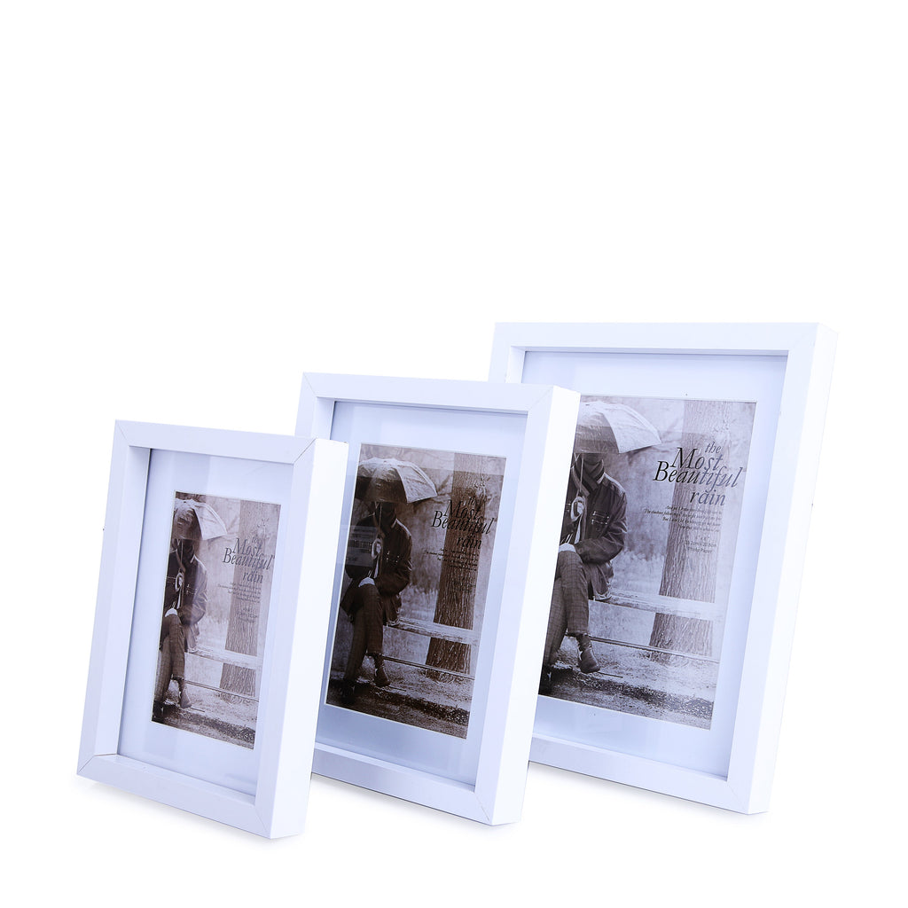 Modern Formal Photo Frame (White)