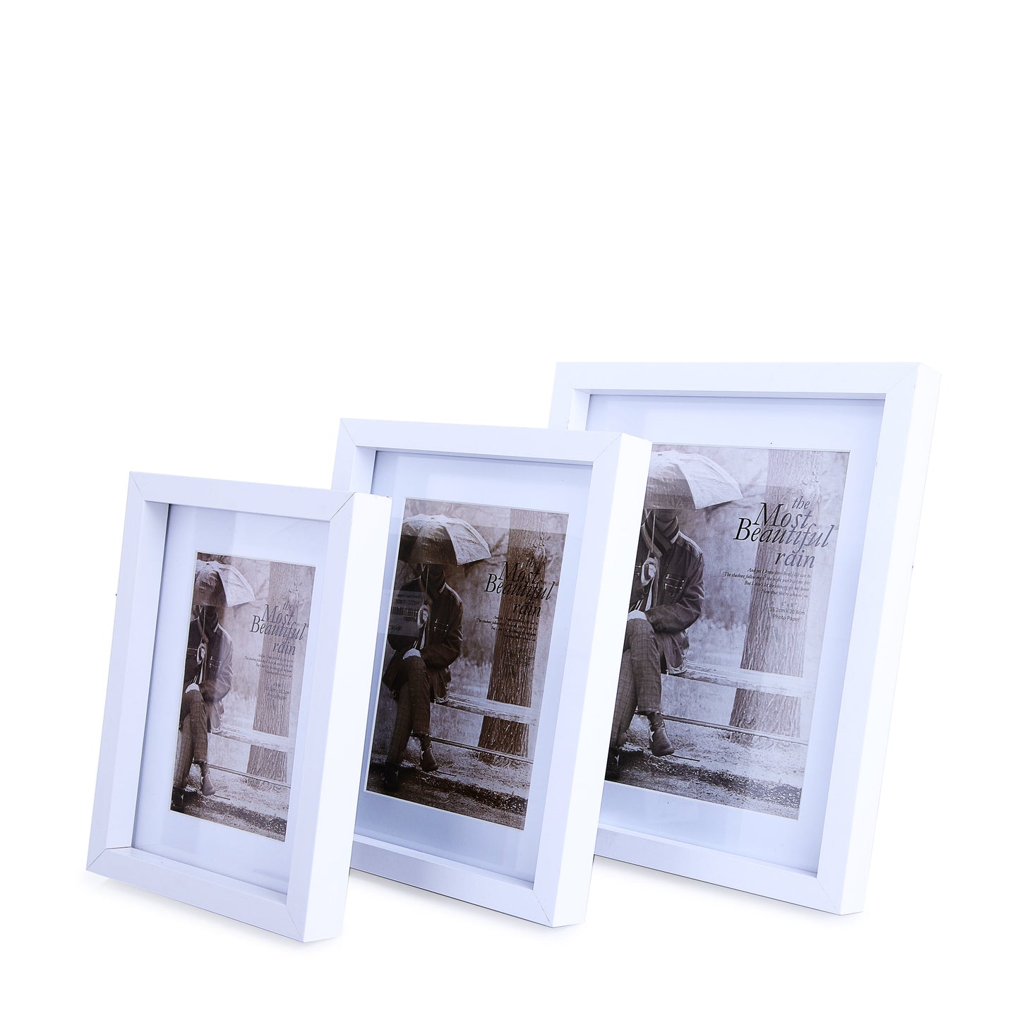 Modern Formal Photo Frame (White)