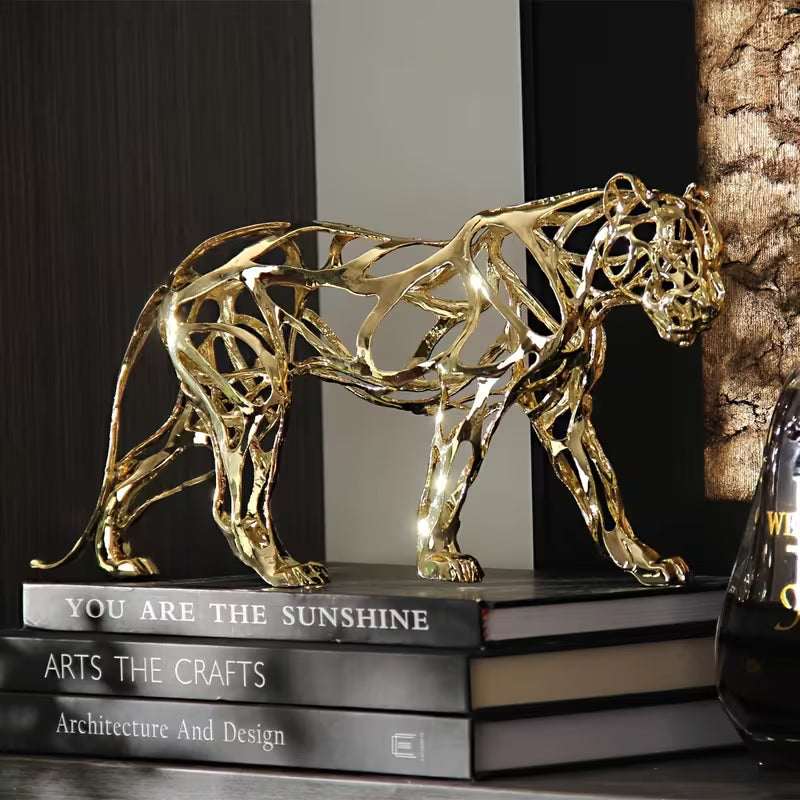 Electroplated Hollow Leopard