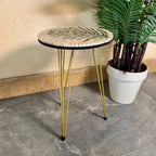 Leaf Mosaic Table (Beige & Green)