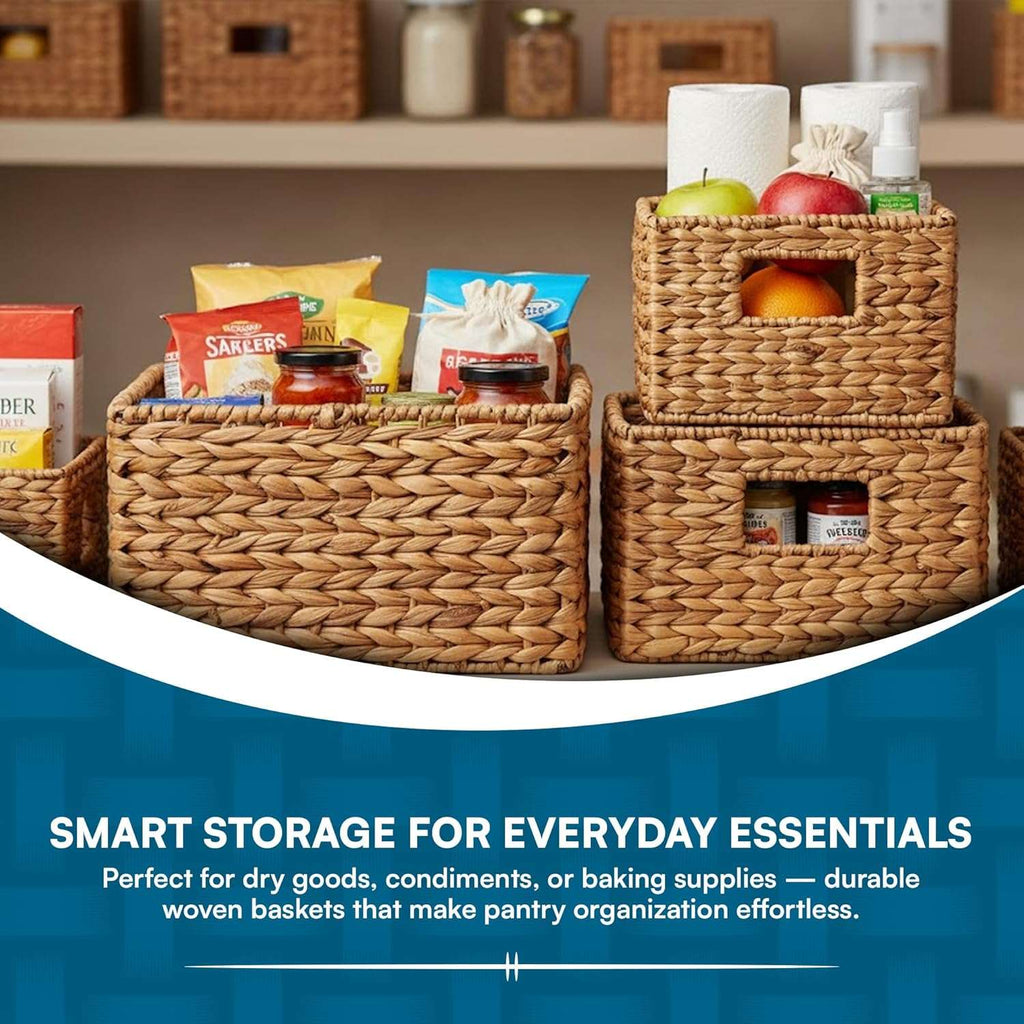 Jute Square Baskets (Set Of 4)