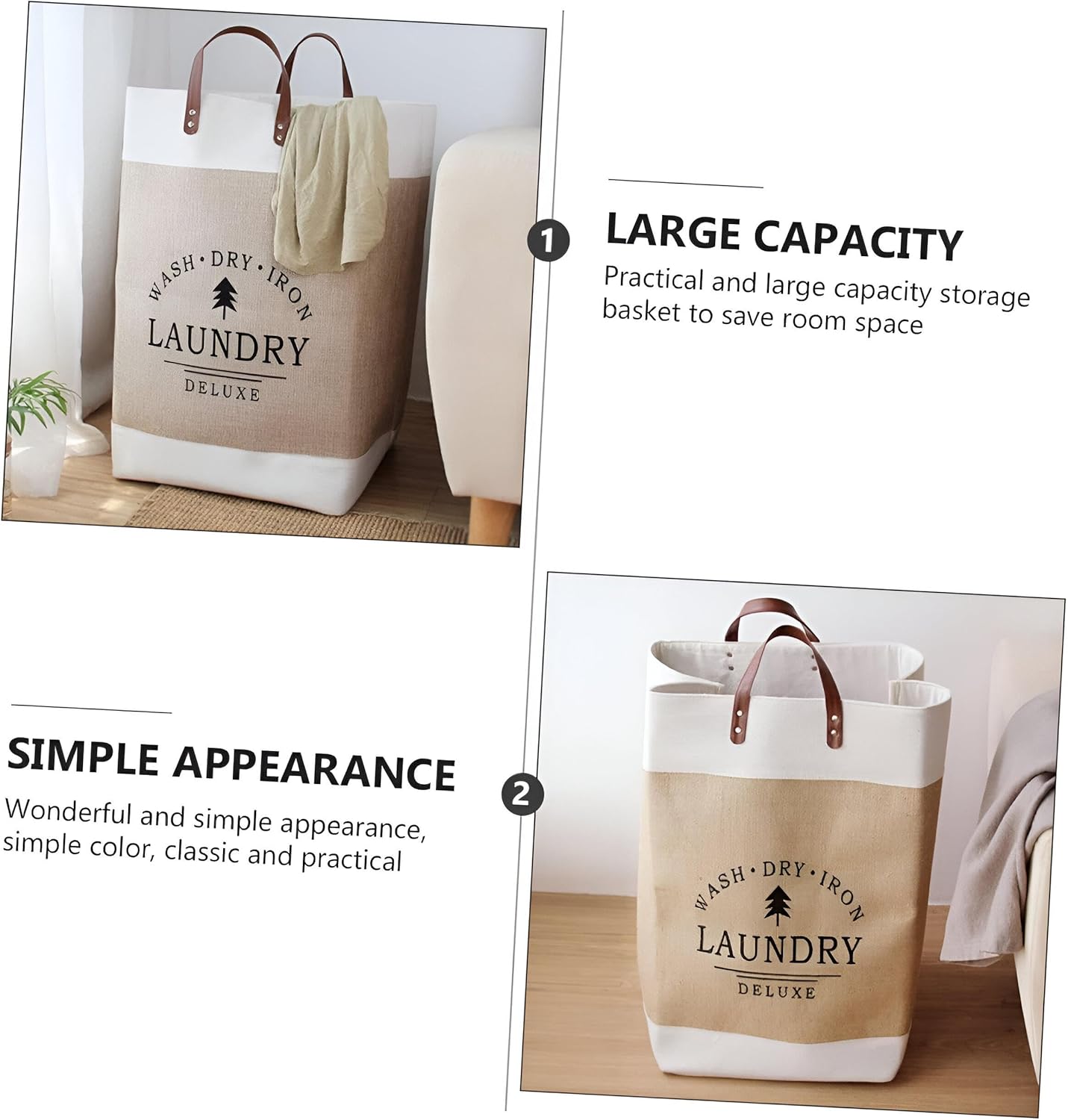 Deluxe Laundry Basket