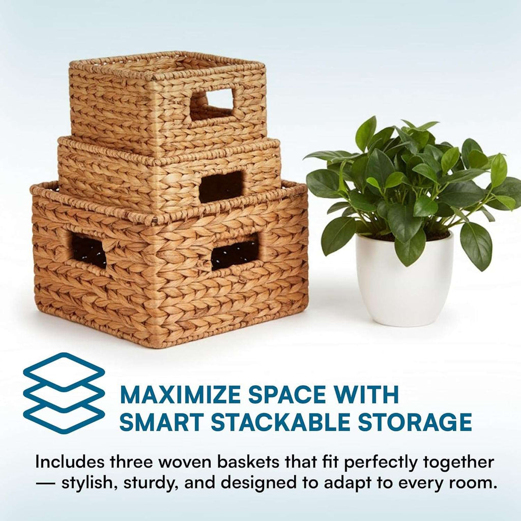 Jute Square Baskets (Set Of 4)